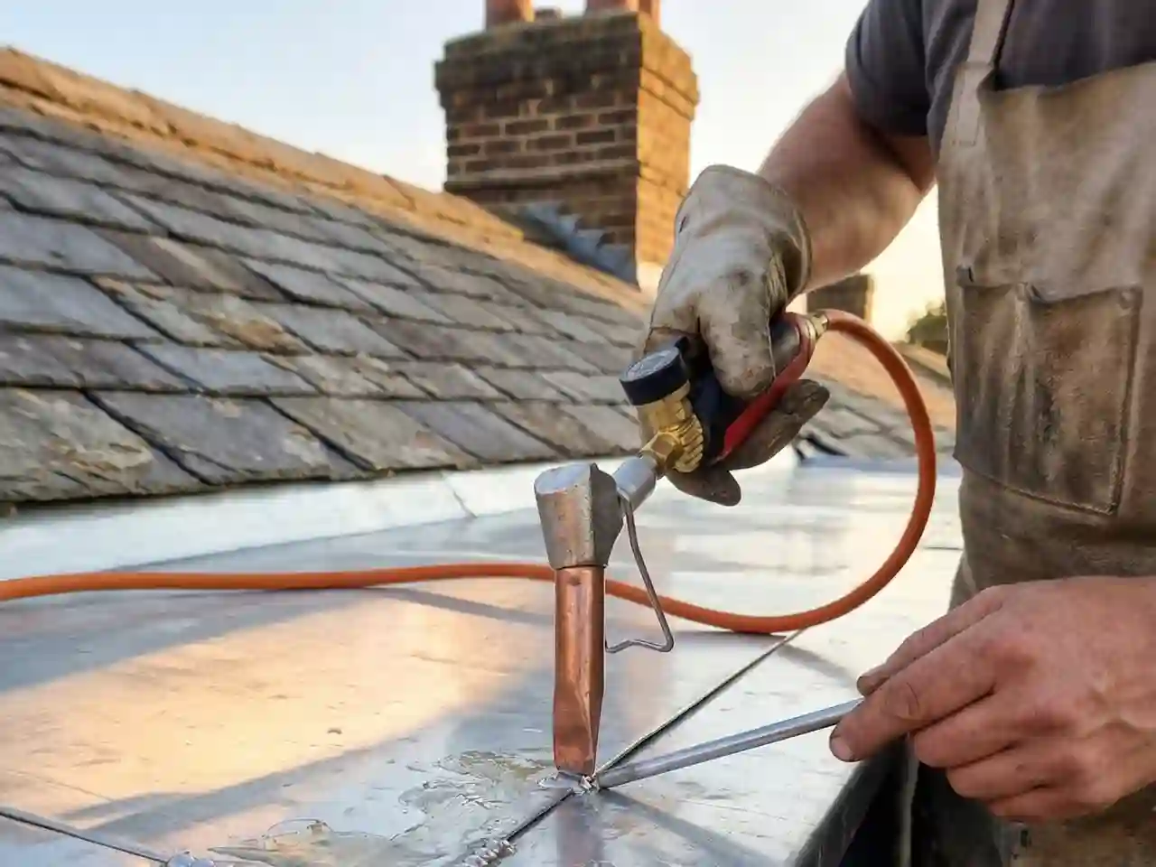 Travaux de soudure zinc en Morbihan, précision artisanale
